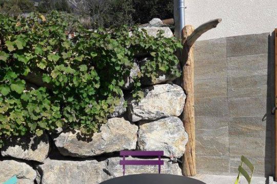 Jardin attenant du spa