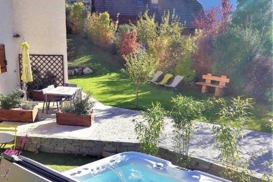 Spa privatif au gîte le Refuge