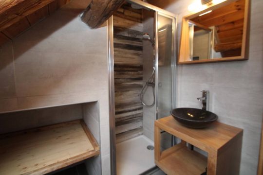 salle de bain refuge