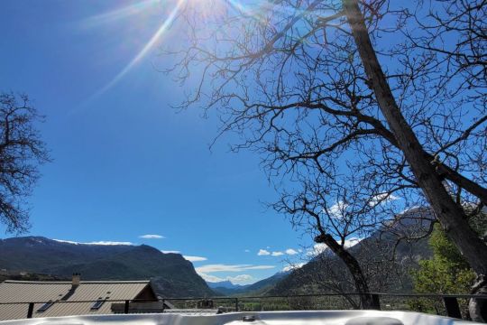 Spa au milieu des arbres
