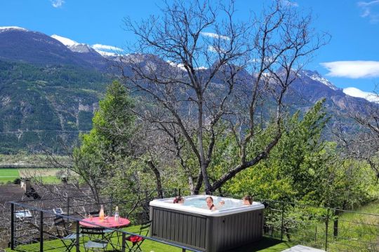 Spa installé sur toit terrasse