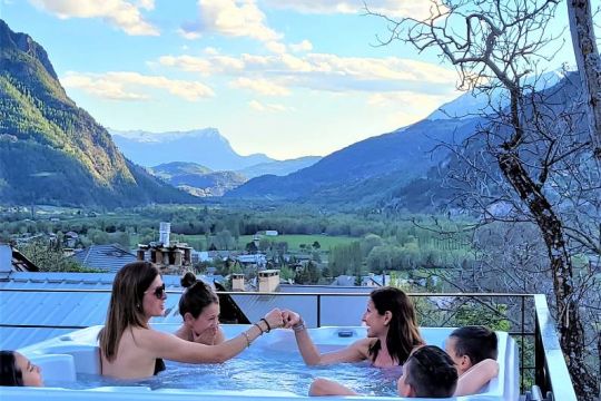 Vue magnifique sur la vallée